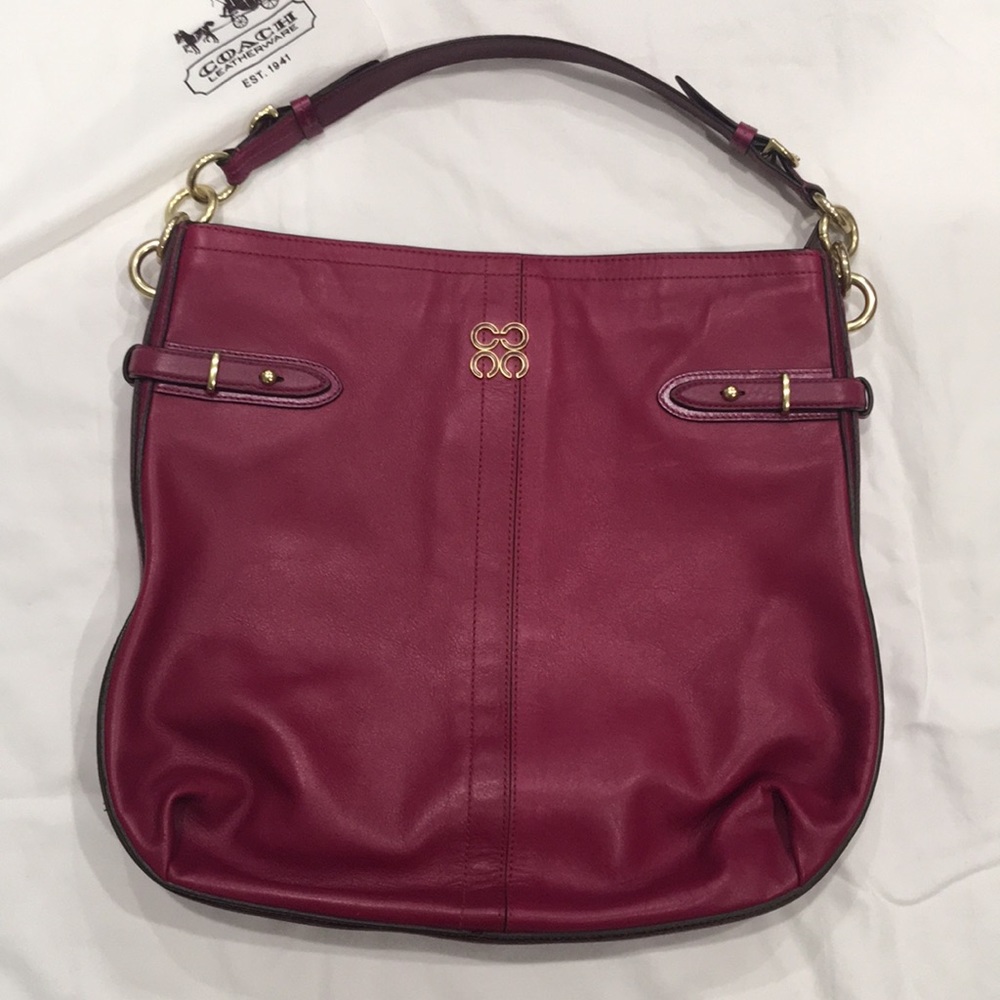 Coach Pink Shoulder Bag - Picture 2 of 8
